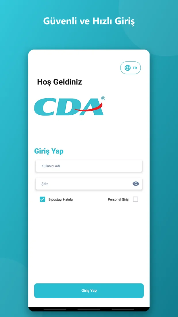 لقطة شاشة من CDA Lojistik