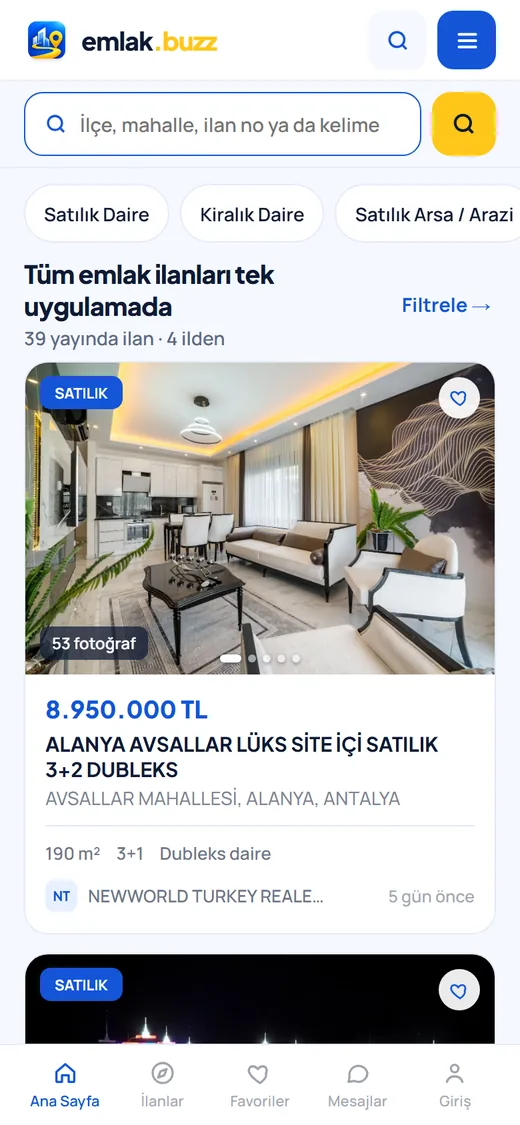 emlak.buzz screenshot