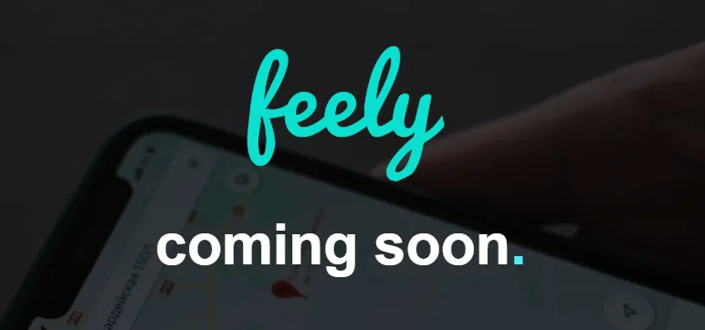 Feely website homepage