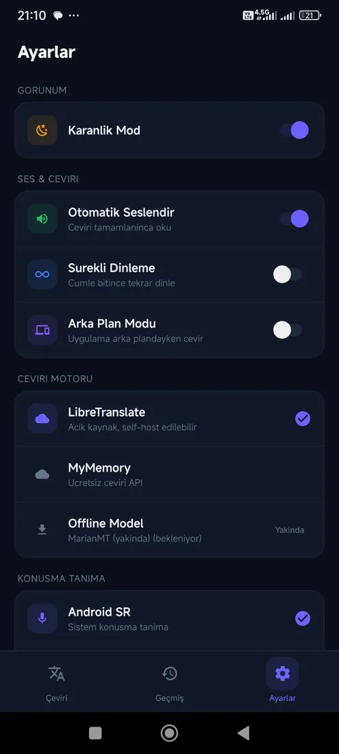 Offline Whisperer screenshot
